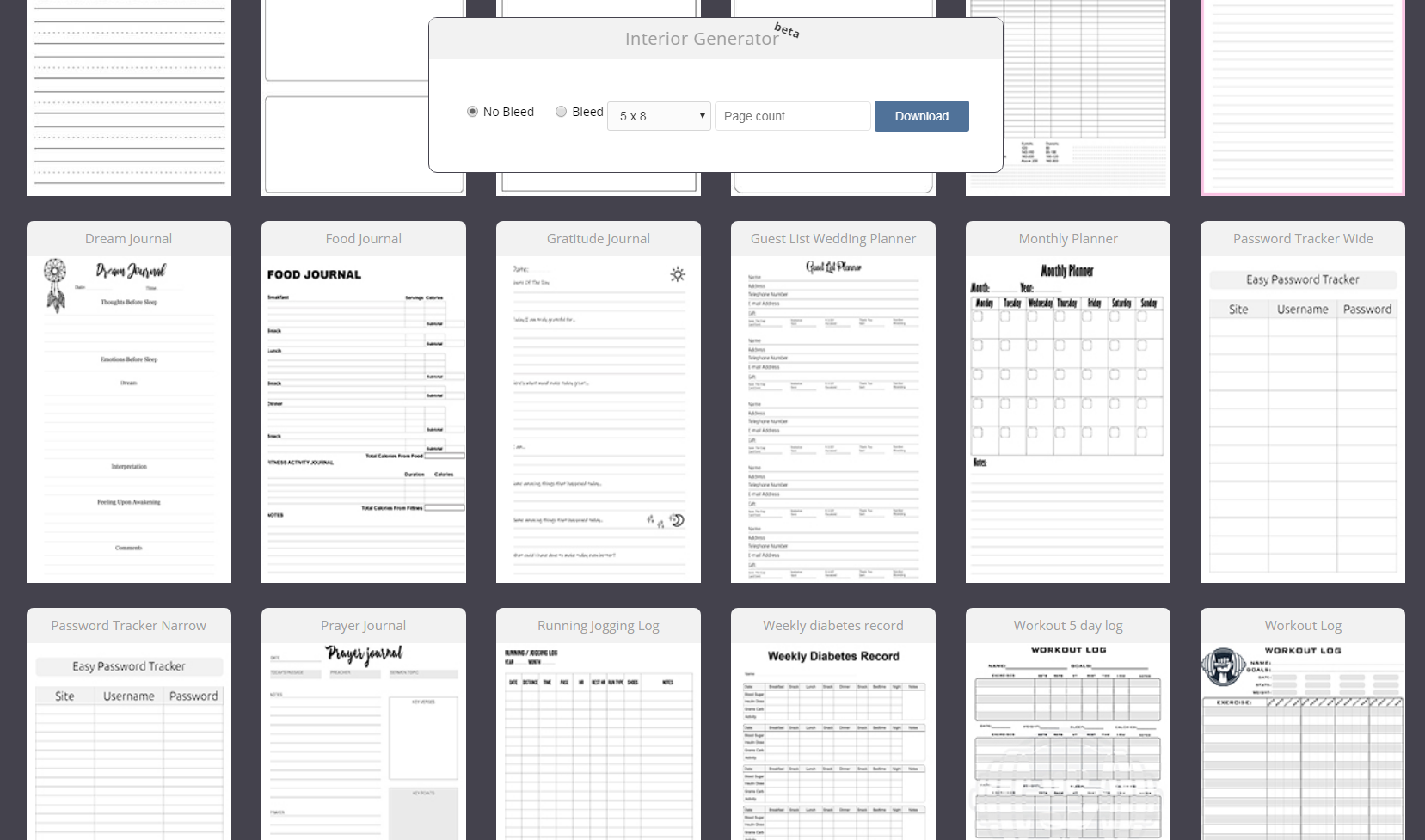 5 Minutes Morning Journal l KDP Template