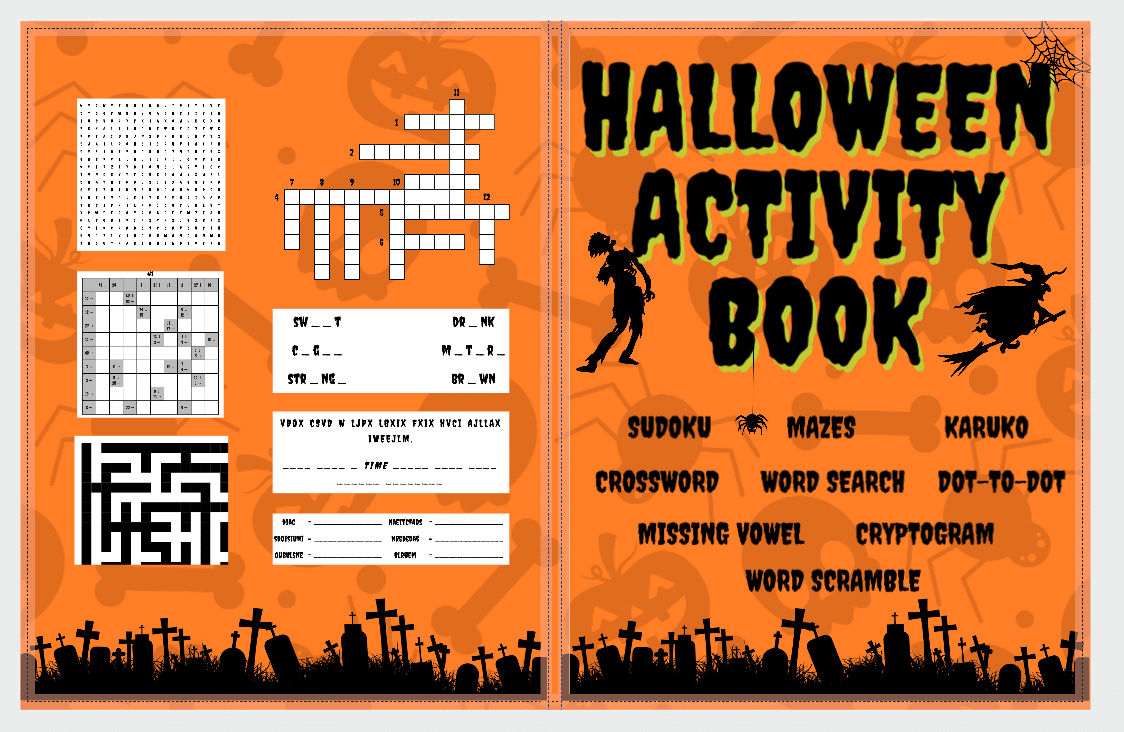 activity book cover