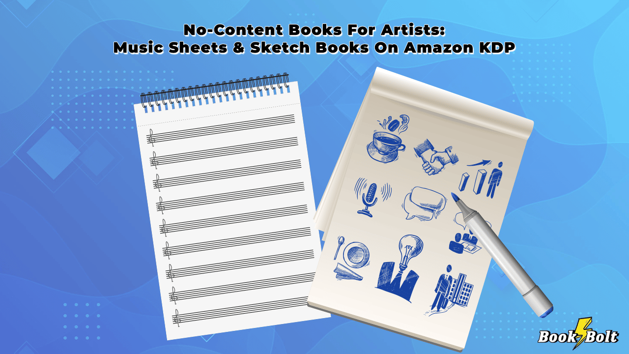 music sheets sketch books kdp