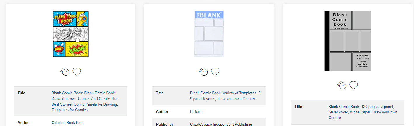 comic book drawing supplies: Blank Comic Book drawing supplies Lovers / drawing  supplies Gift,Variety of Templates for Creative (Comic Sketch Book  to  Create Unique Stories), Lined Journal : Publishing, comic books