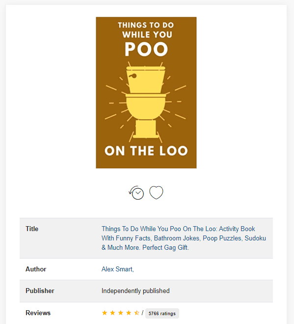 Things To Do While You Poo On The Loo: by Smart, Alex