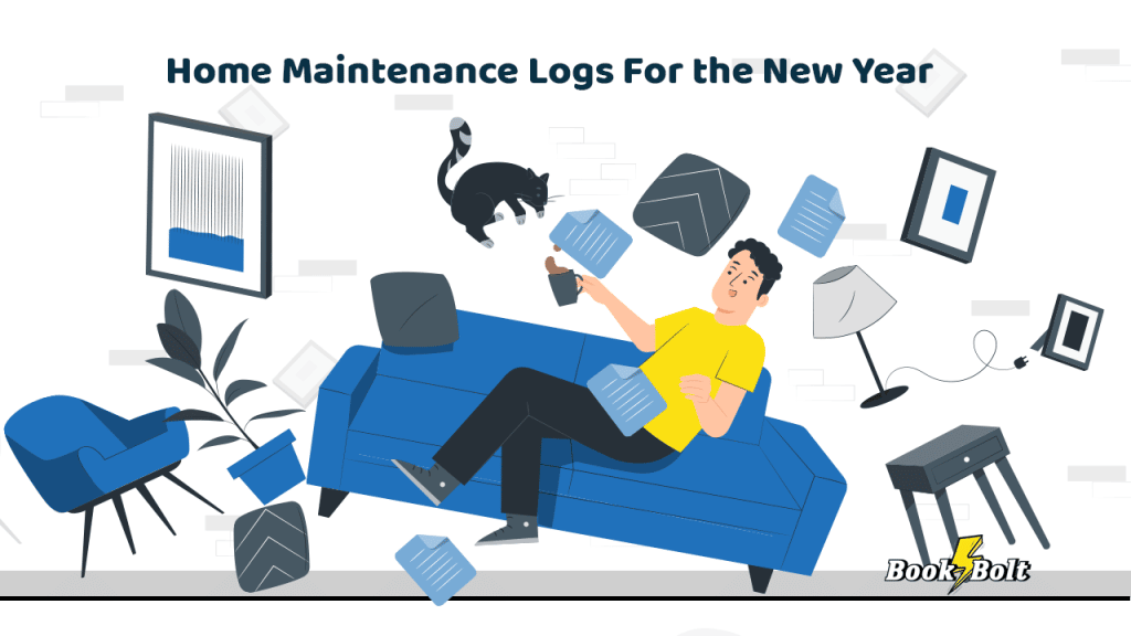Home Maintenance Logs For the New Year - Book Bolt