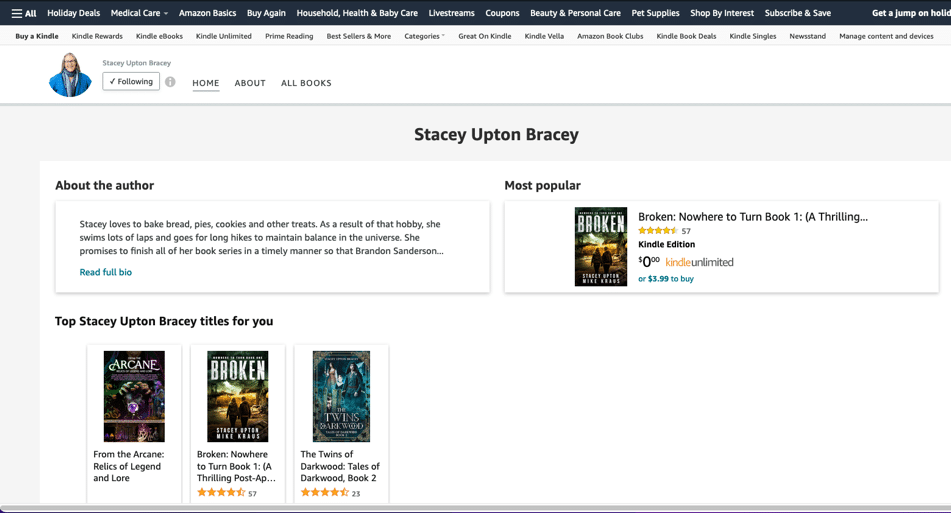 A screenshot of a book store Description automatically generated