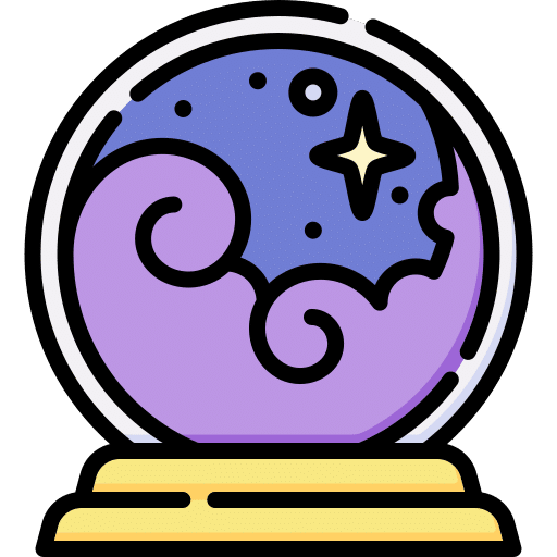 Crystal ball Special Lineal color icon
