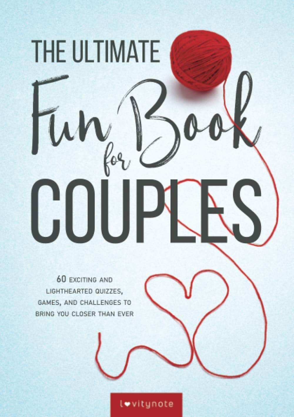 A book cover with a ball of yarn Description automatically generated