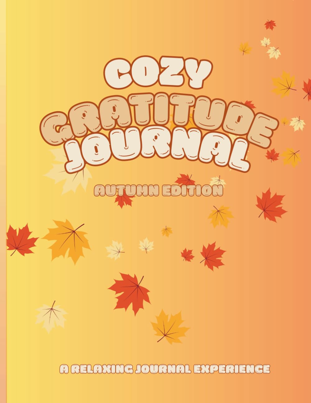 A book cover with fall leaves Description automatically generated