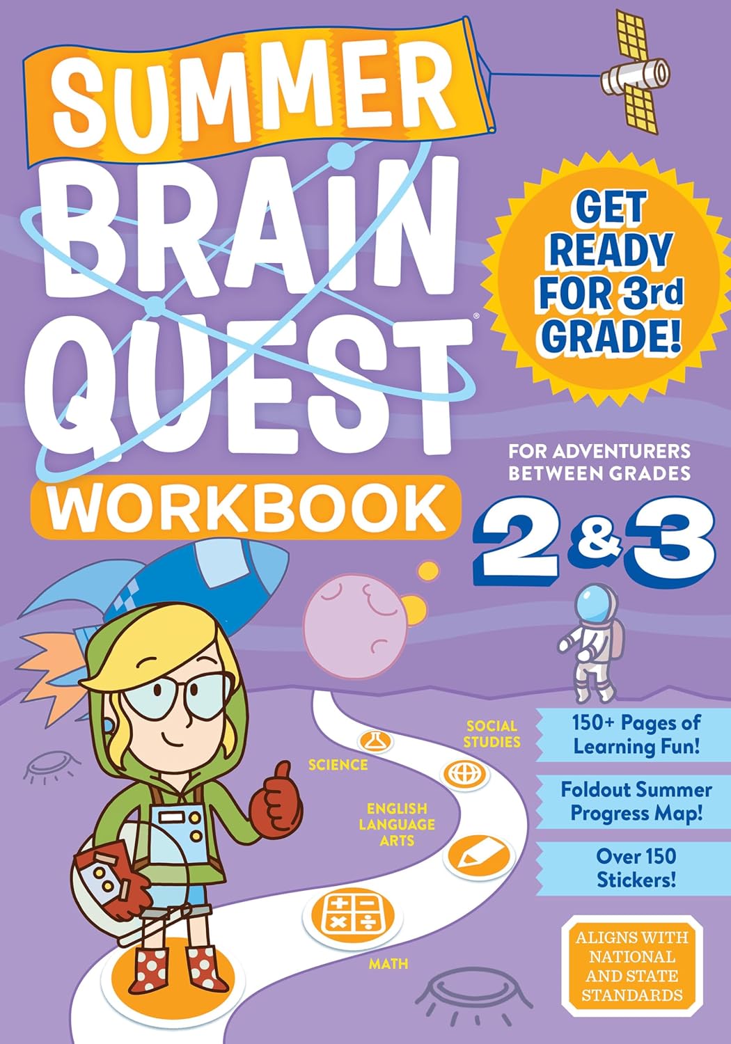 A fun and engaging workbook that combines learning with activities, covering subjects like math, reading, and science to keep kids' brains active during the summer.