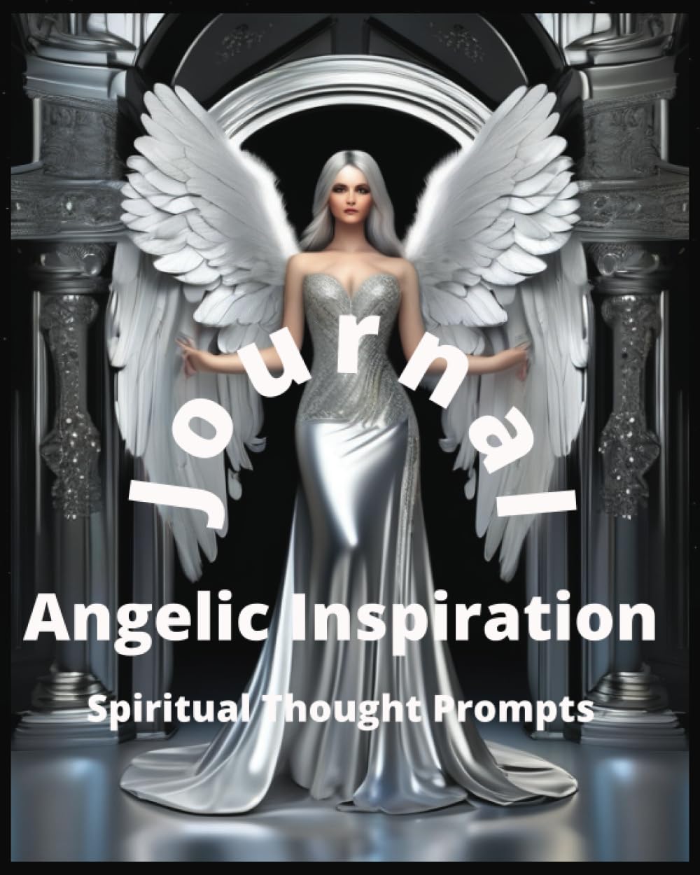 Type: Journal with spiritual prompts Cover: Features an illustration of a beautiful angel