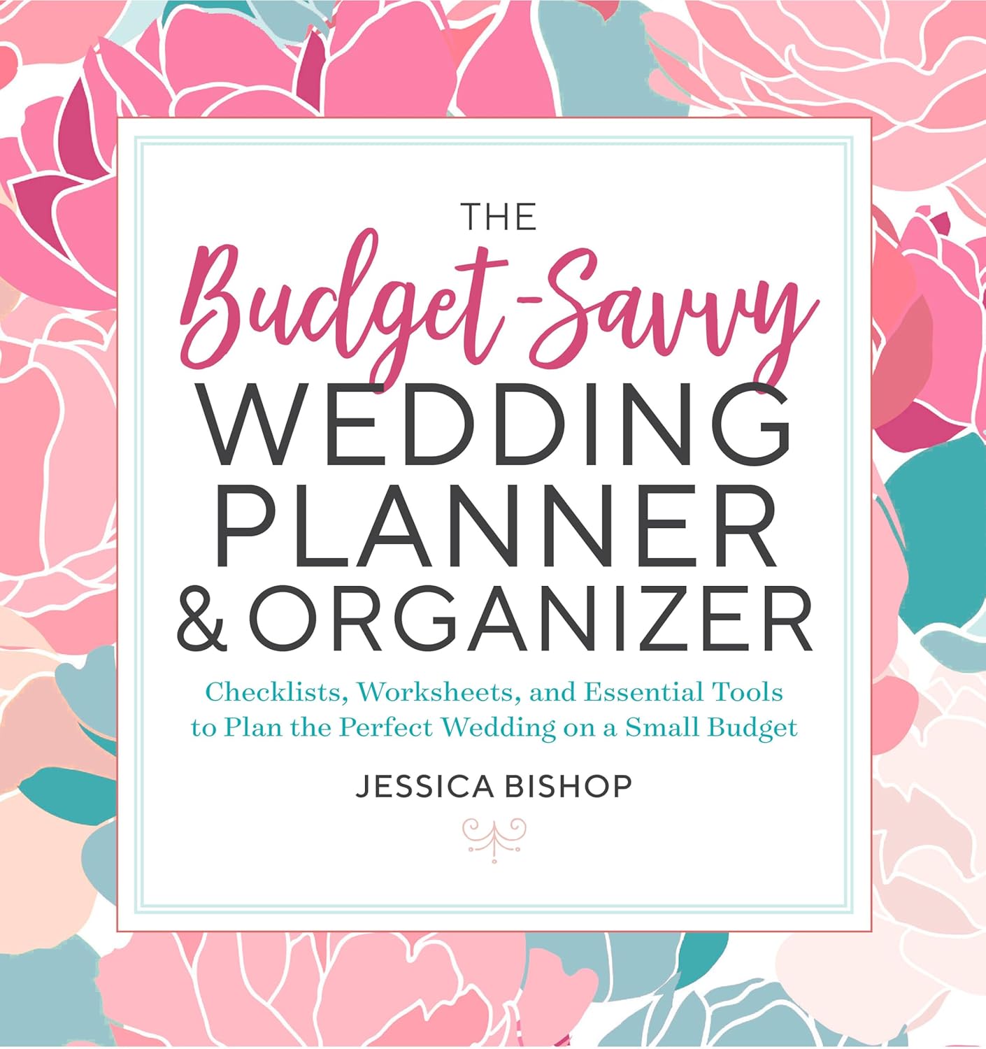 A book cover of a wedding planner Description automatically generated