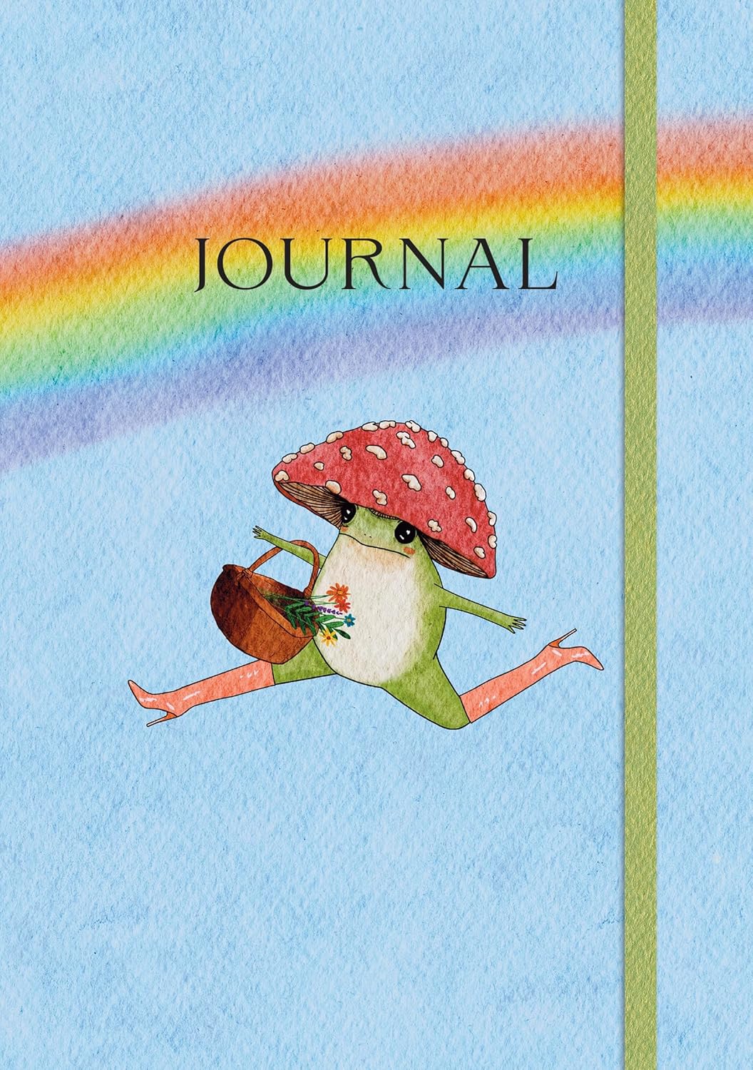 A cover of a journal with a frog holding a basket Description automatically generated