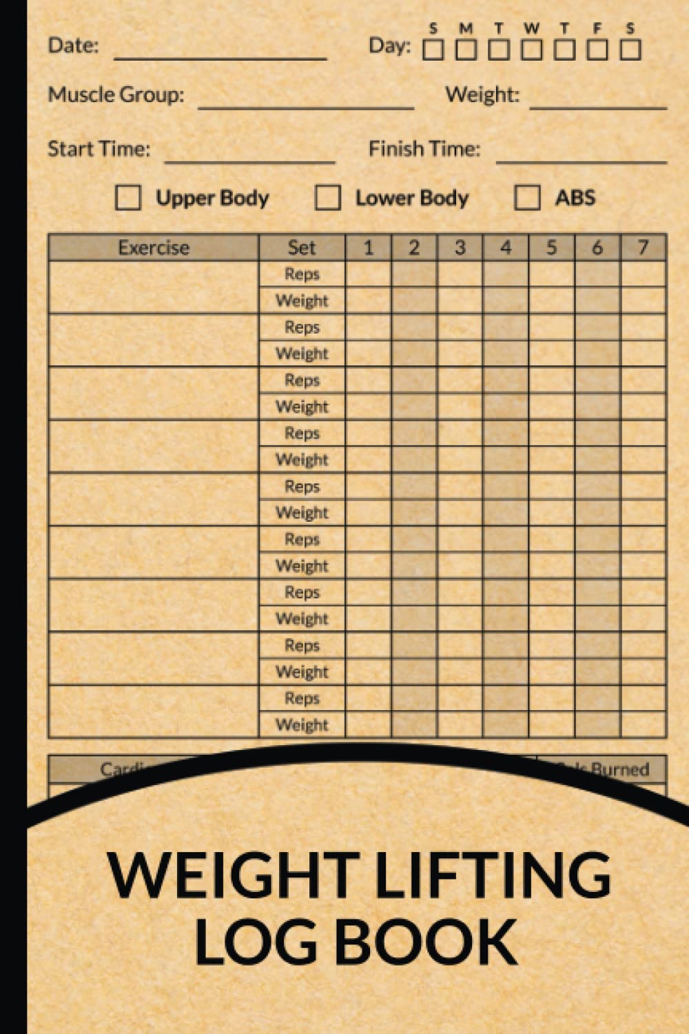 A weight lifting chart with a black text Description automatically generated