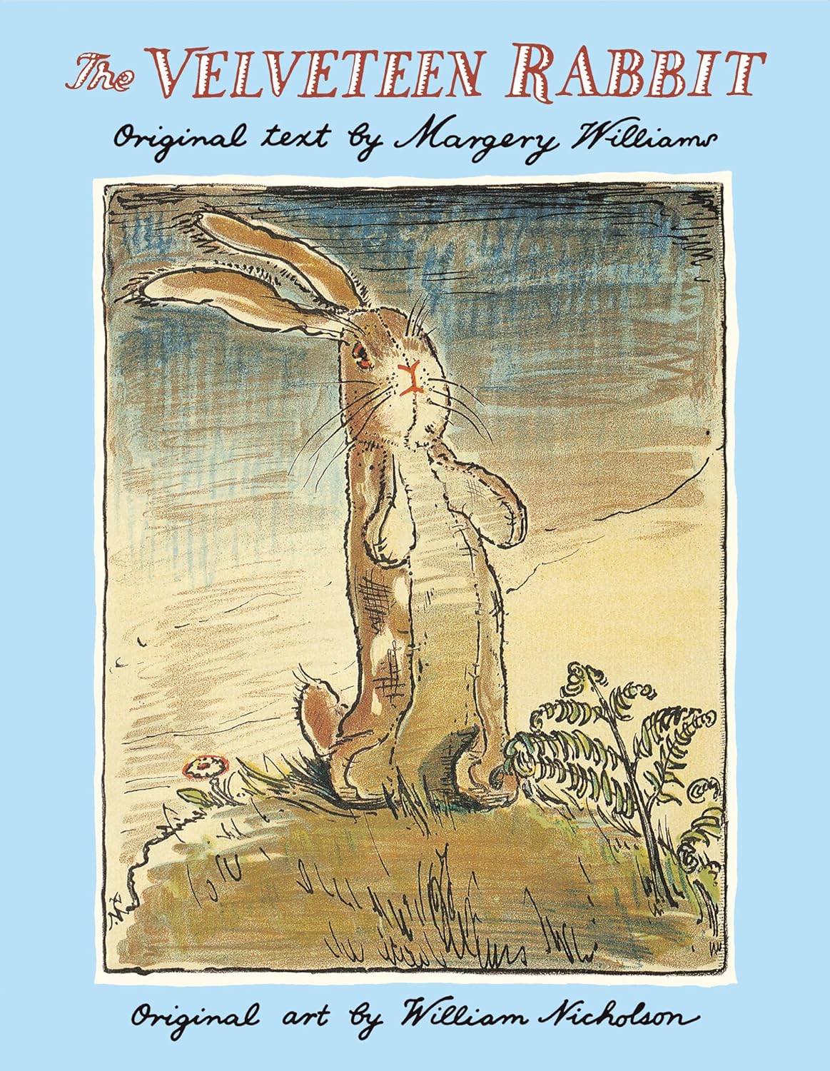 A rabbit standing on a hill Description automatically generated