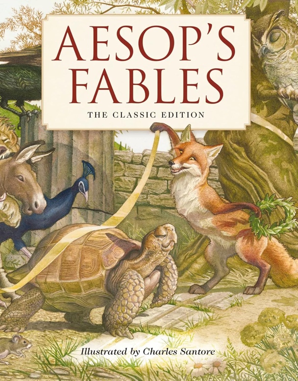 A book cover with animals Description automatically generated