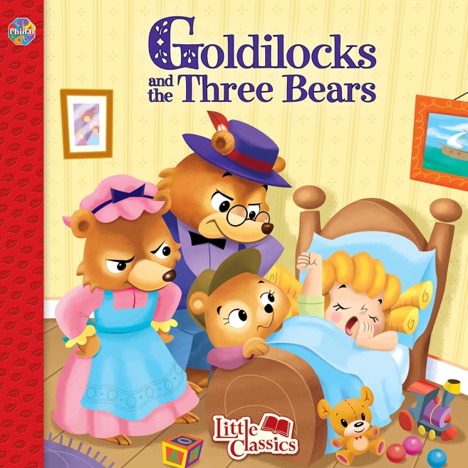 A cartoon of a little bear and a child Description automatically generated with medium confidence