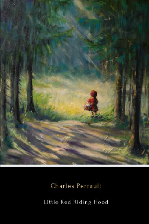 A painting of a child walking in the woods Description automatically generated