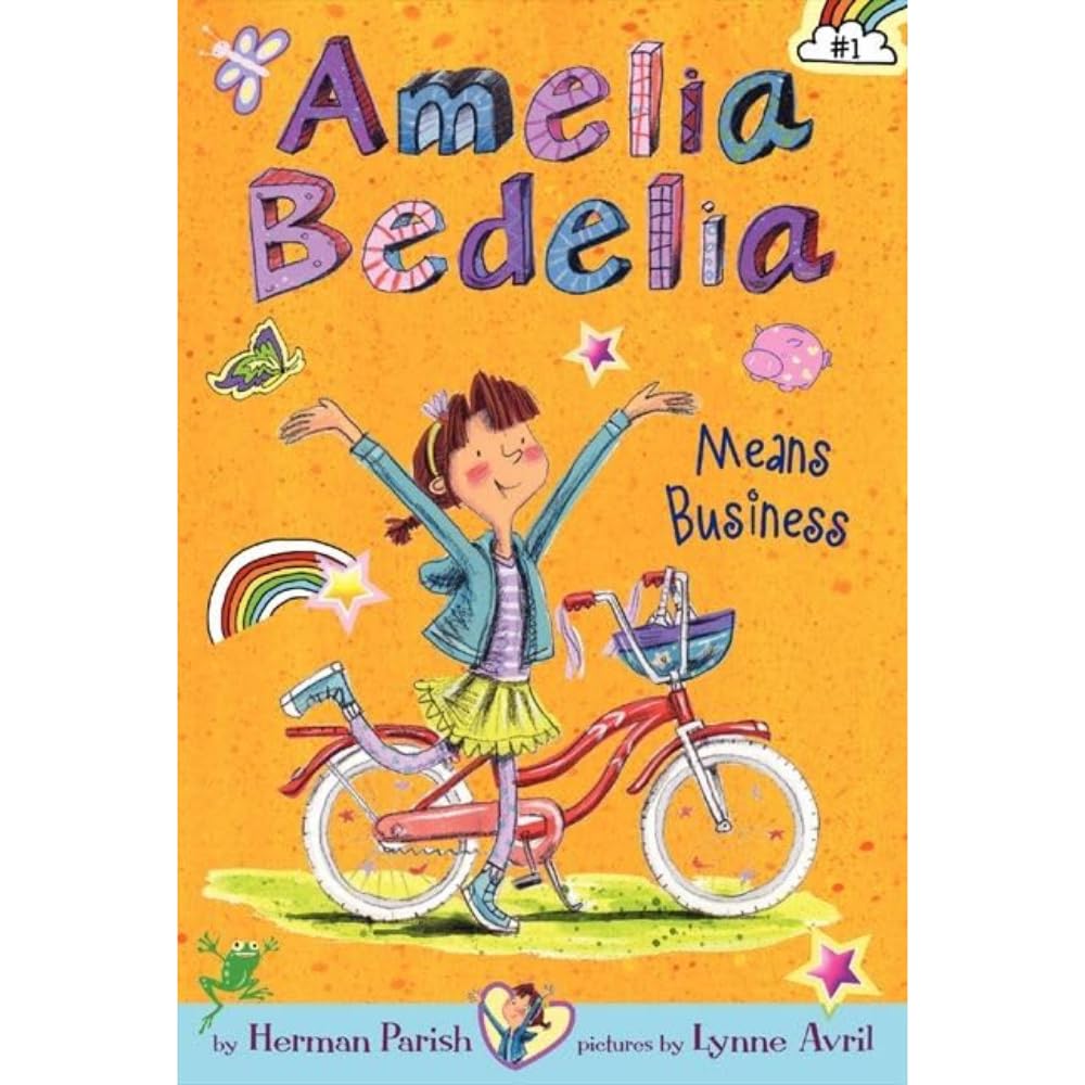 A book cover of a child riding a bicycle Description automatically generated